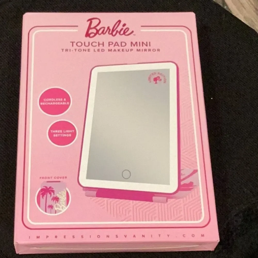 Impressions X Barbie Touch Pad Mini Tri-Tone Makeup Mirror